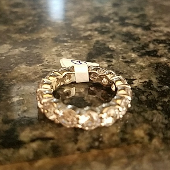 5mm Eternity Wedding Band size 8 - Picture 2 of 5